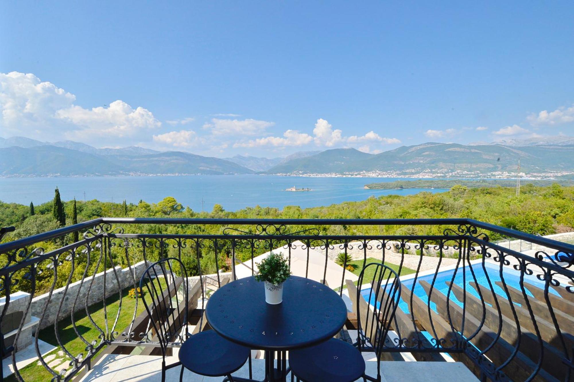 Villa Vista Azzurra Tivat Exteriér fotografie