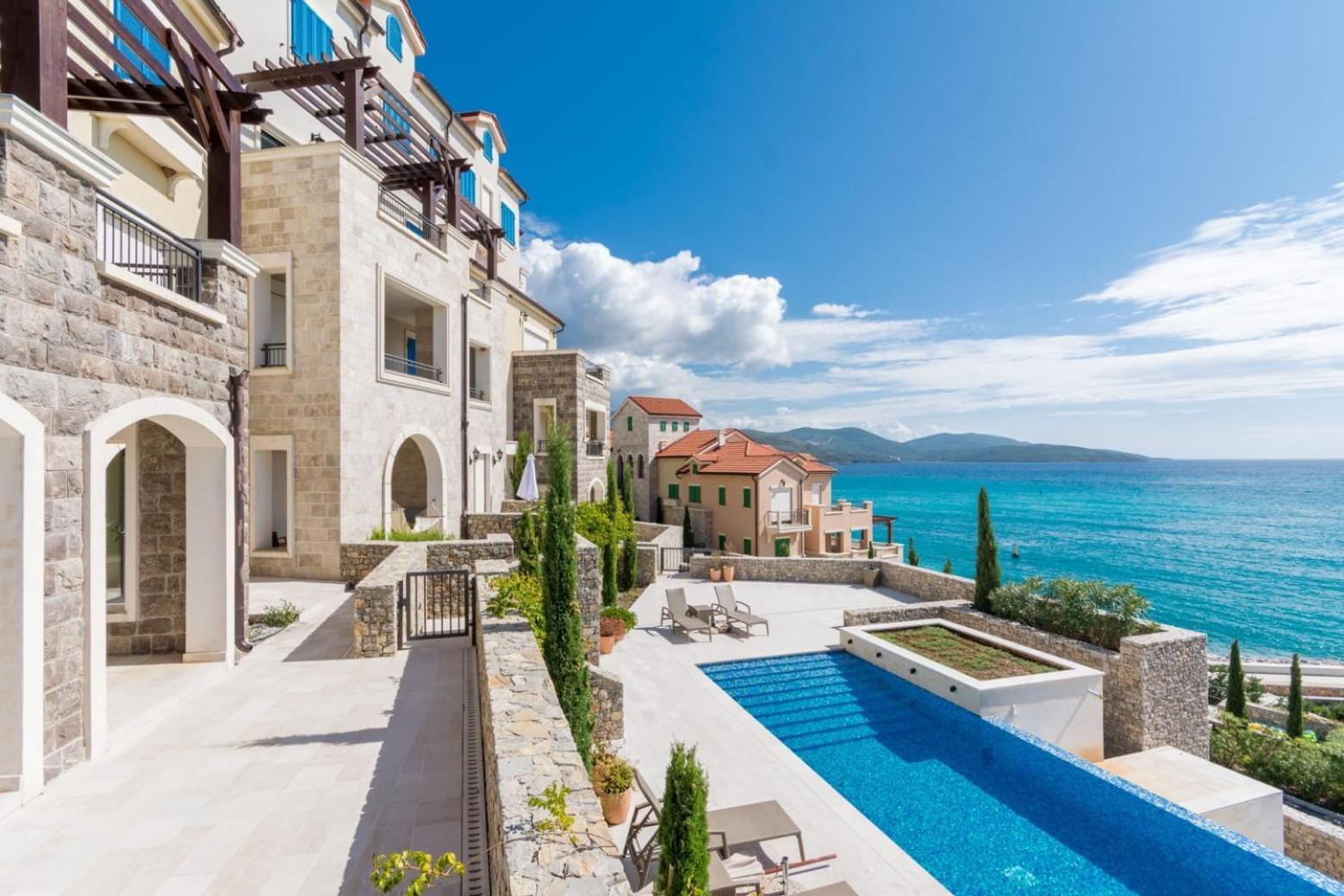 Villa Vista Azzurra Tivat Exteriér fotografie