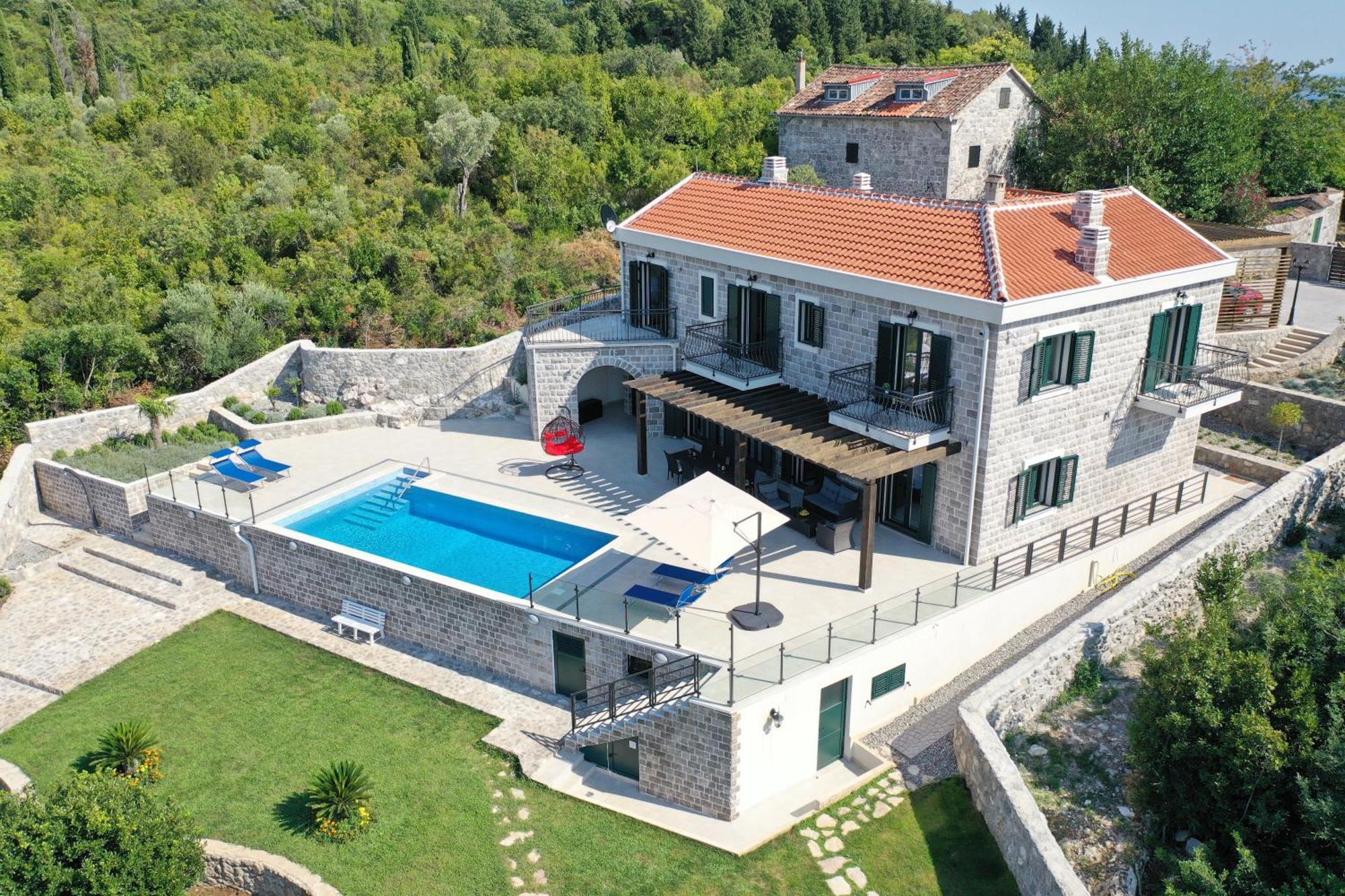 Villa Vista Azzurra Tivat Exteriér fotografie