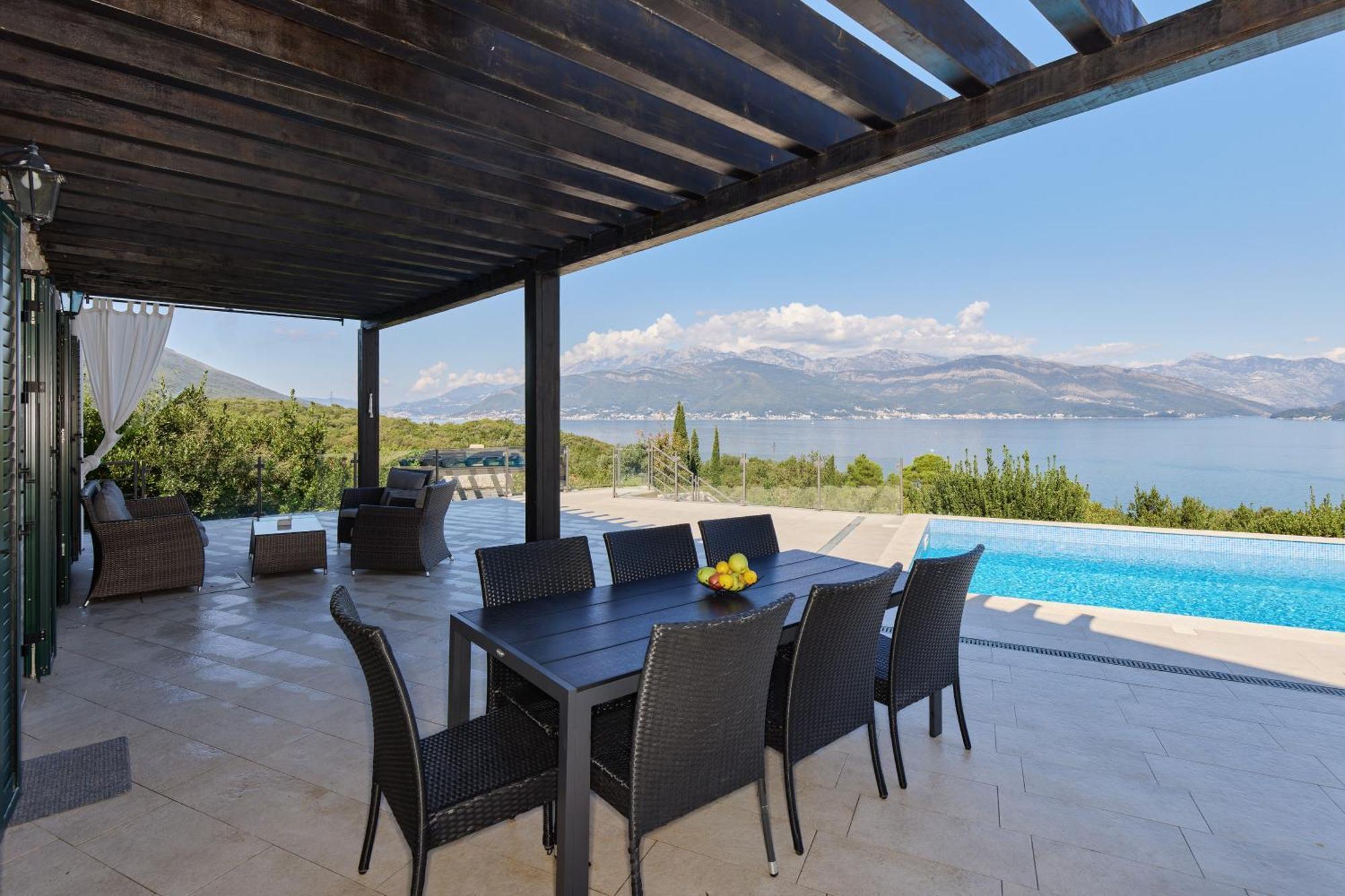 Villa Vista Azzurra Tivat Exteriér fotografie