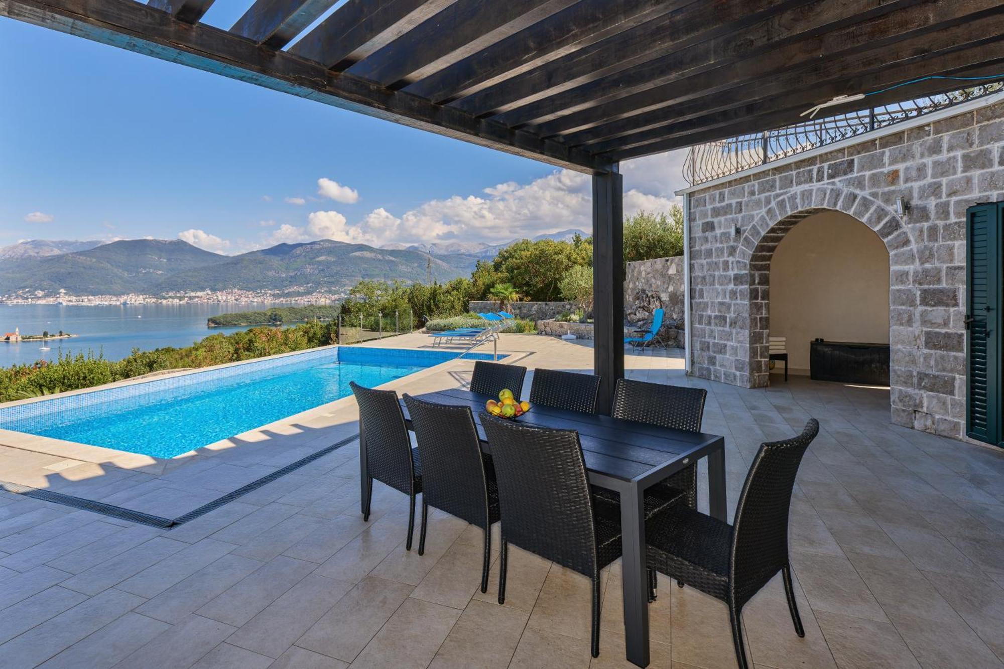 Villa Vista Azzurra Tivat Exteriér fotografie